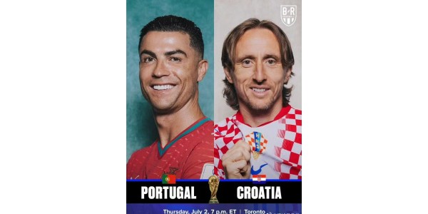Een laatste dans: de ontmoeting tussen het Portugese en het Kroatische shirt